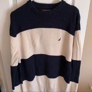 Vintage Nautica Striped Crewneck